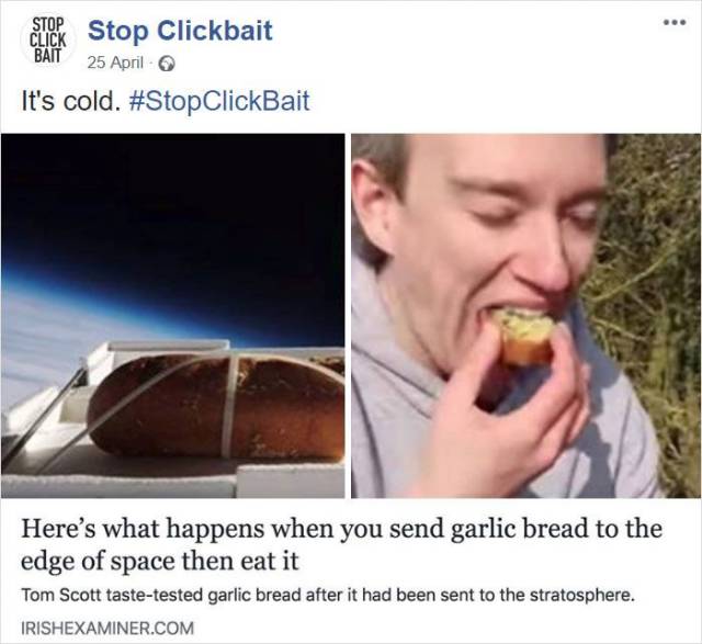 #StopClickbait Could Save You Tons Of Pointless Clicks!