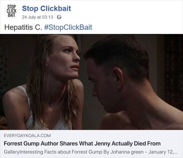 #StopClickbait Could Save You Tons Of Pointless Clicks!