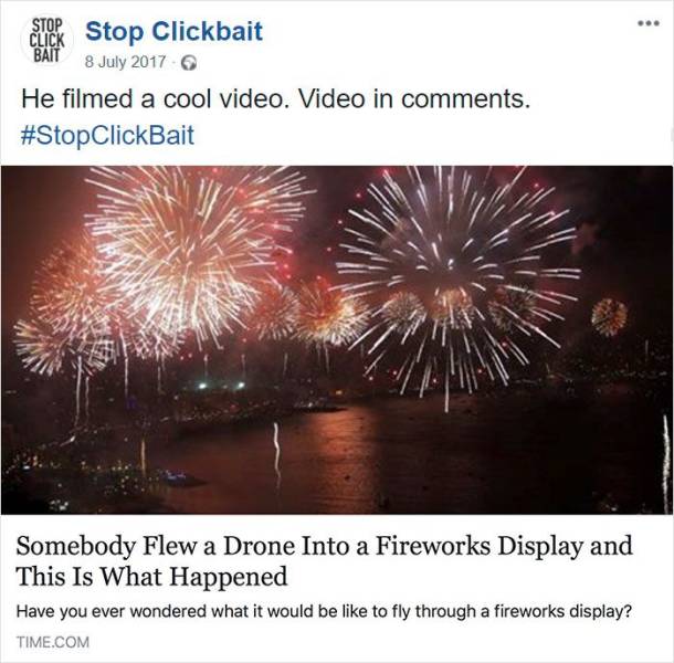 #StopClickbait Could Save You Tons Of Pointless Clicks!