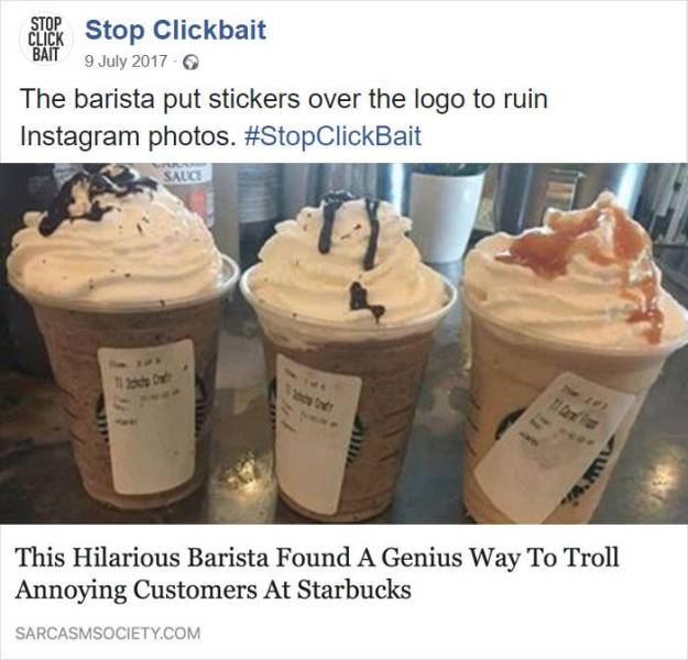 #StopClickbait Could Save You Tons Of Pointless Clicks!