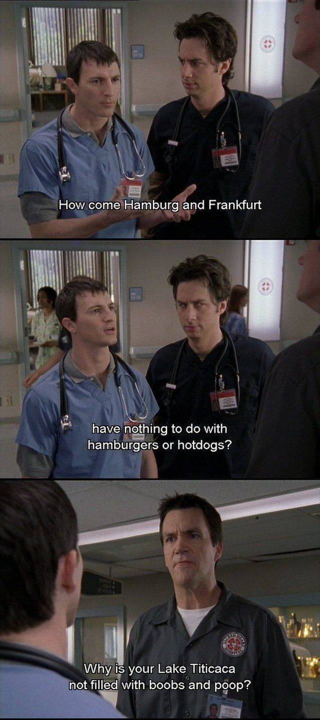 “Scrubs” Quotes Right Now, Or The Patient Dies!