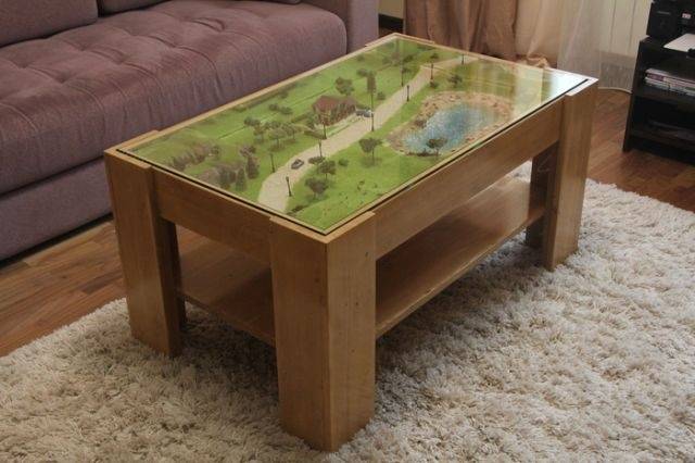 Sitting At This DIY Coffee Table Must Be A Real Pleasure