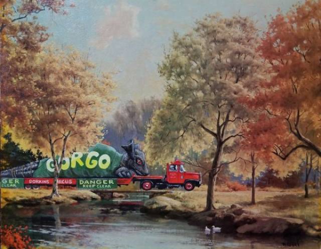 Artist Turns Unwanted Thrift Shop Paintings Into Some Sweet Pop Art