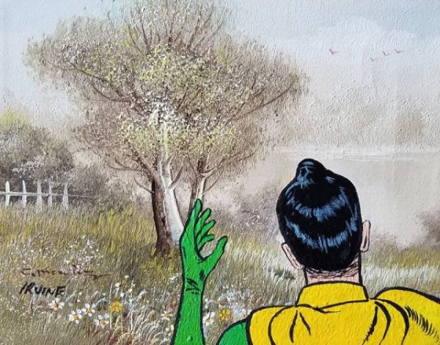 Artist Turns Unwanted Thrift Shop Paintings Into Some Sweet Pop Art