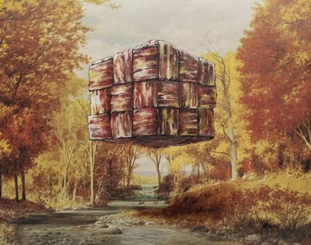Artist Turns Unwanted Thrift Shop Paintings Into Some Sweet Pop Art
