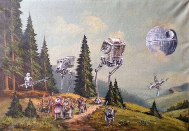 Artist Turns Unwanted Thrift Shop Paintings Into Some Sweet Pop Art