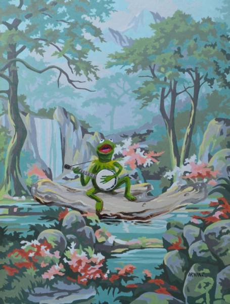 Artist Turns Unwanted Thrift Shop Paintings Into Some Sweet Pop Art
