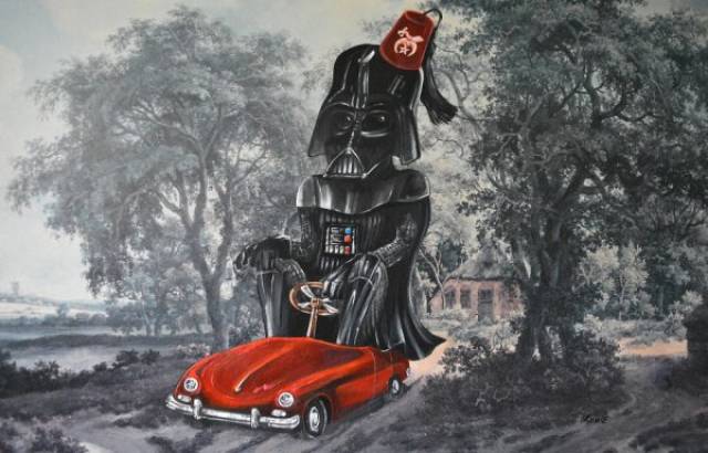 Artist Turns Unwanted Thrift Shop Paintings Into Some Sweet Pop Art