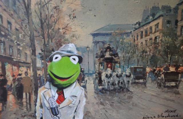 Artist Turns Unwanted Thrift Shop Paintings Into Some Sweet Pop Art
