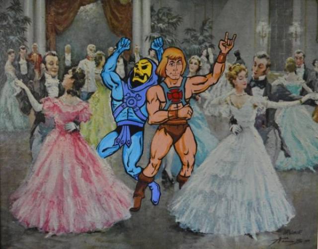 Artist Turns Unwanted Thrift Shop Paintings Into Some Sweet Pop Art