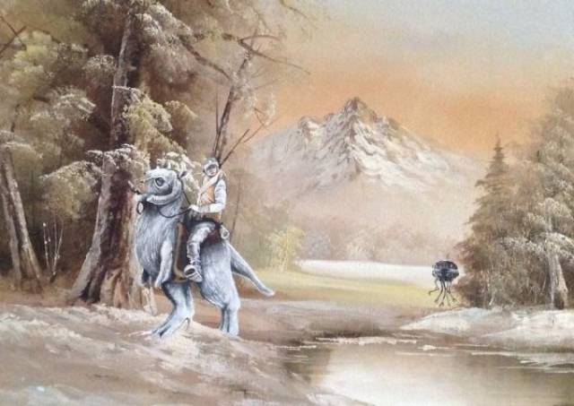 Artist Turns Unwanted Thrift Shop Paintings Into Some Sweet Pop Art