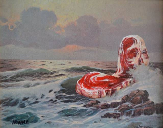 Artist Turns Unwanted Thrift Shop Paintings Into Some Sweet Pop Art