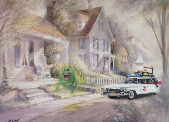 Artist Turns Unwanted Thrift Shop Paintings Into Some Sweet Pop Art