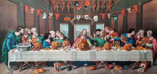 Artist Turns Unwanted Thrift Shop Paintings Into Some Sweet Pop Art