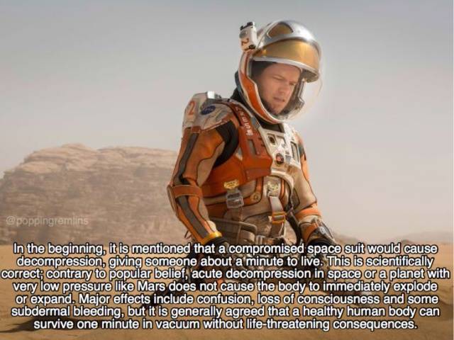 Isolated Facts About “The Martian”