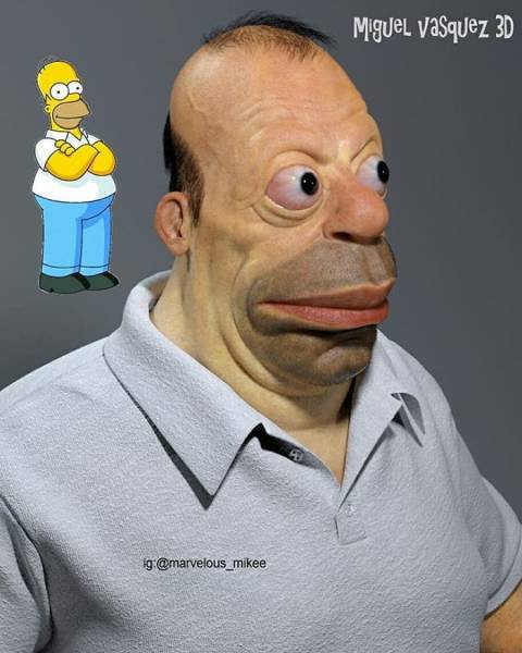 Realistic Cartoon Characters Will Haunt Your Nightmares