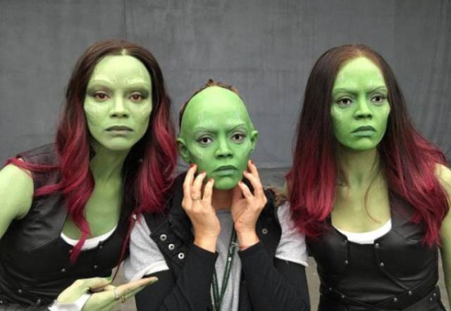 Actors Joined By Their Stunt And Body Doubles