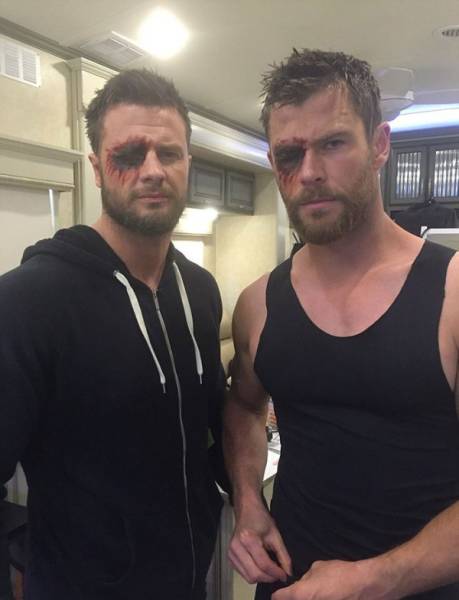Actors Joined By Their Stunt And Body Doubles