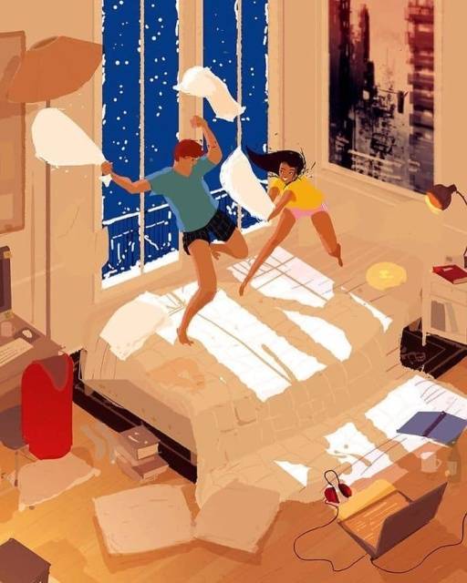 Everyday Life In Marriage Turned Into Cute Illustrations