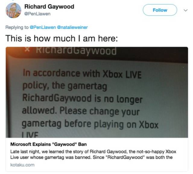 It’s Awkward When Your Own Name Is Rejected By A Website