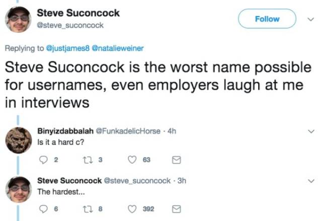 It’s Awkward When Your Own Name Is Rejected By A Website