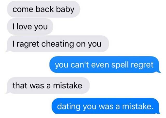 Never Text Your Ex, For Your Own Safety