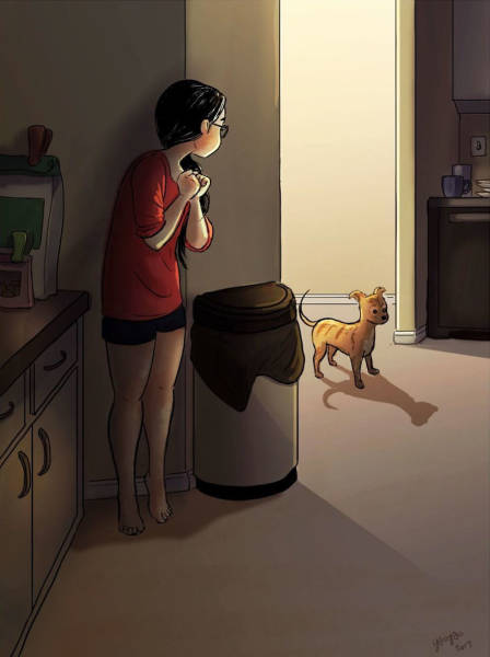 Life With A Dog In Adorable Illustrations