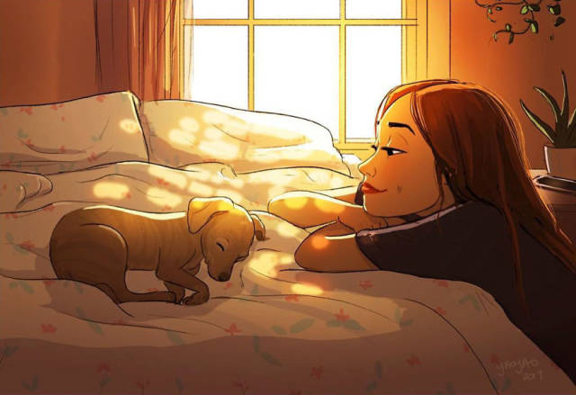 Life With A Dog In Adorable Illustrations