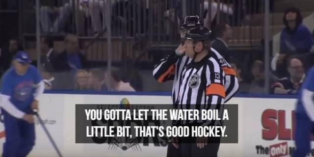 NHL Referees Don’t Filter What They Say