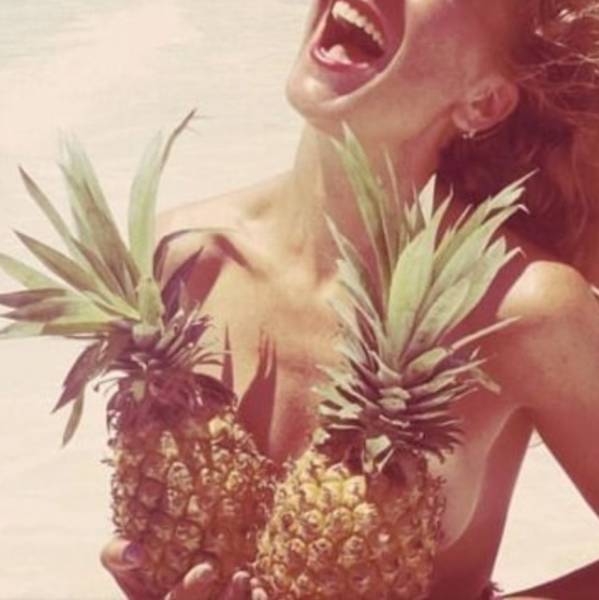 Pineapple Boobs Is A Trend That’s Screaming Summer