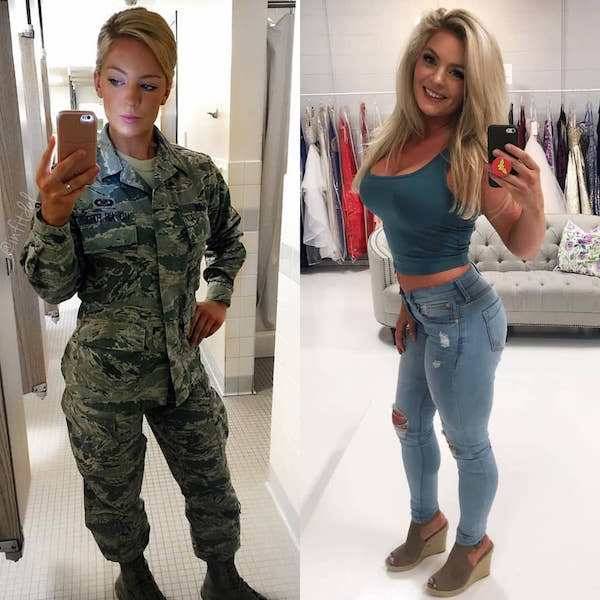 Uniform Ladies Don’t Always Wear Their Uniforms