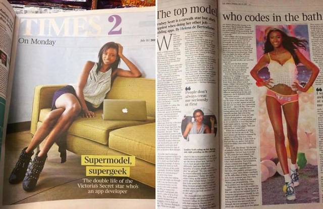 This “Victoria’s Secret” Model Found Out How Hard It Is To Combine Beauty And IT Career In Our Society