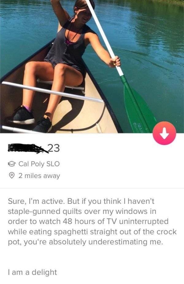 Tinder Is Not Where You Come For Shame