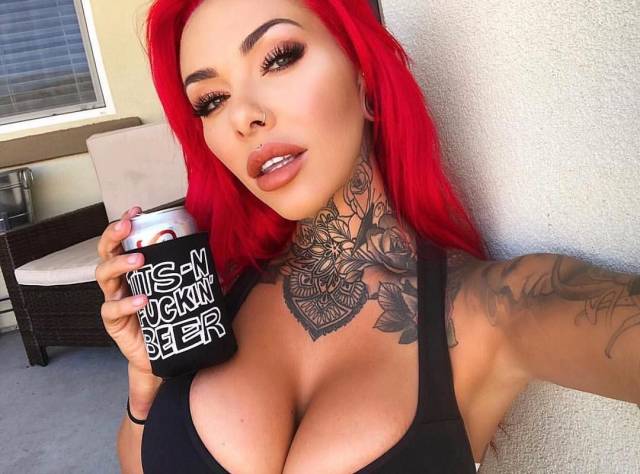 Two Things Men Like Most: Tits And Beer!