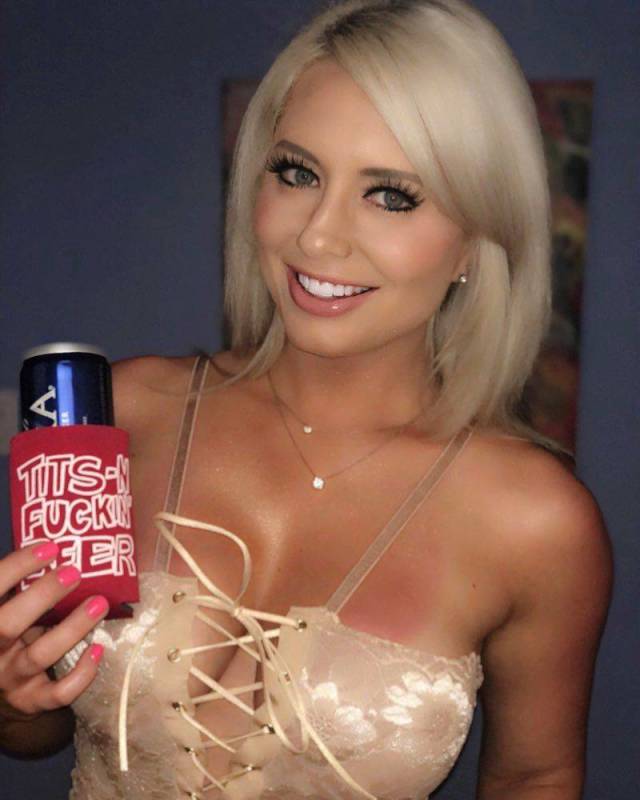 Two Things Men Like Most: Tits And Beer!
