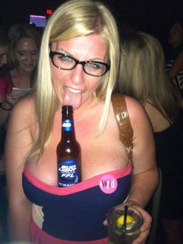 Two Things Men Like Most: Tits And Beer!