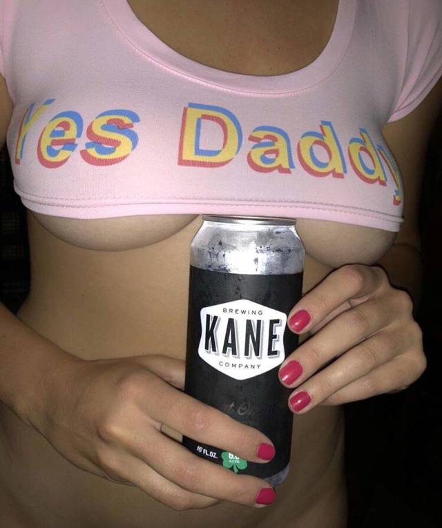 Two Things Men Like Most: Tits And Beer!