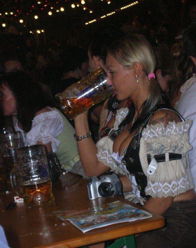 Two Things Men Like Most: Tits And Beer!