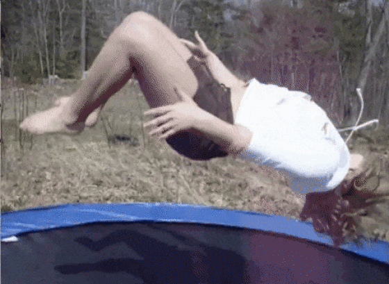 Girls Are Not Very Good With Trampolines