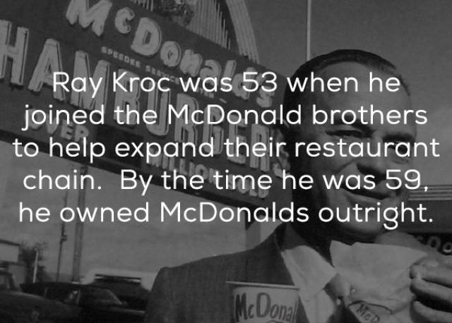 Many Famous People Didn’t Become Popular Until Later In Life