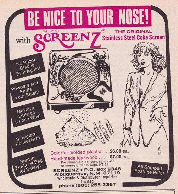 Yes, You’ve Read It Right, These Are Cocaine Ads