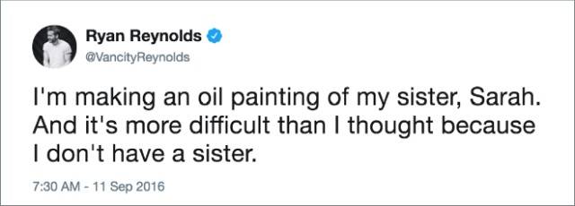 Ryan Reynolds Is The Real Master Of Humorous Tweets