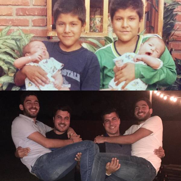 Recreated Childhood Photos Are Always The Sweetest