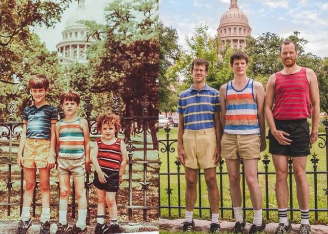 Recreated Childhood Photos Are Always The Sweetest