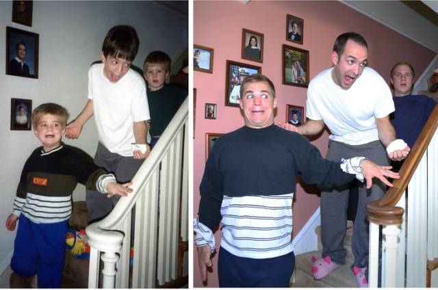 Recreated Childhood Photos Are Always The Sweetest