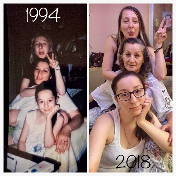 Recreated Childhood Photos Are Always The Sweetest