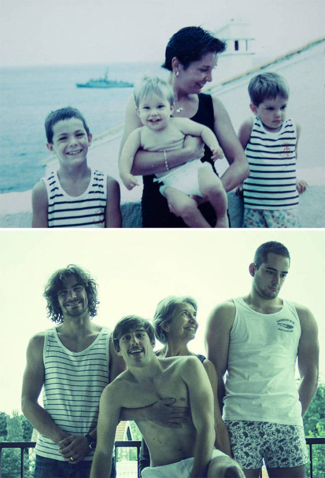 Recreated Childhood Photos Are Always The Sweetest