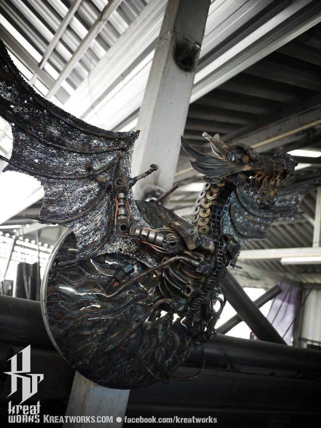 These Artists Turn Scrap Metal Into Badass Steampunk Sculptures