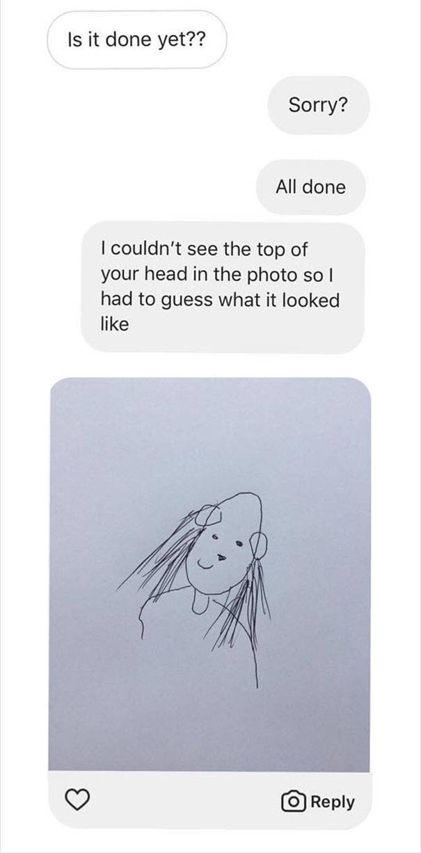 You Ask To Draw You For Free – You Get The Corresponding Quality Of Work