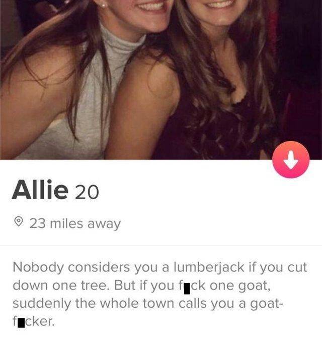 Tinder Is Not Where You Come For Shame